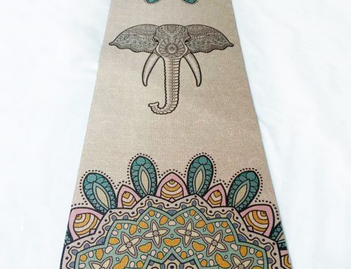 Jute/Linen Natural Rubber Yoga Mat
