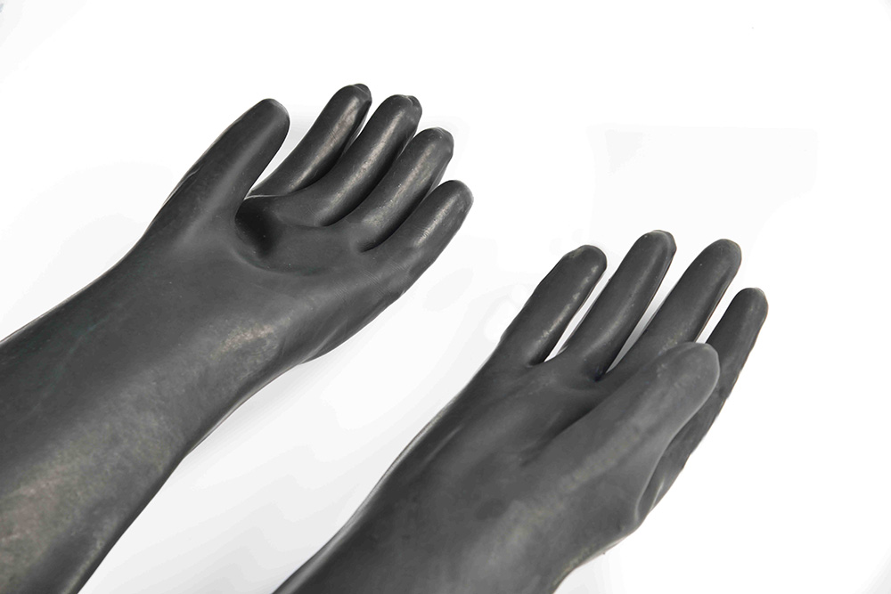 32″ Large cuff rubber glove, Heavy Duty Rubber GLoves For Sale