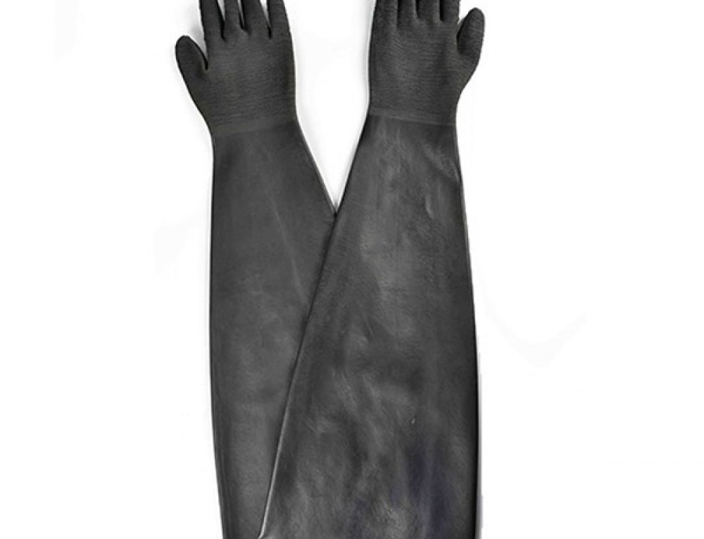 12″ rubber glove with cotton linningrough finish SOMAXFLEX